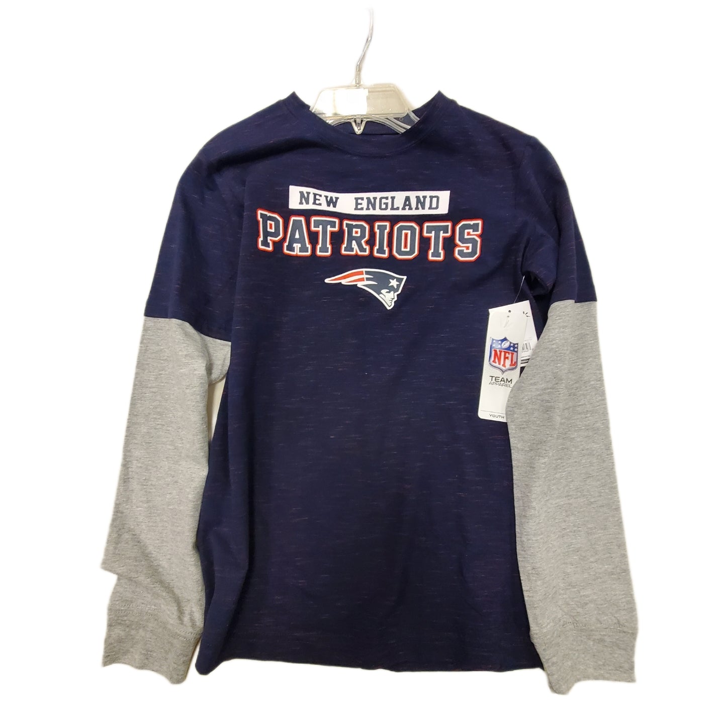 OFFICIAL XXL NFL TEAM APPAREL PATRIOT'S SHIRT YOUTH 18