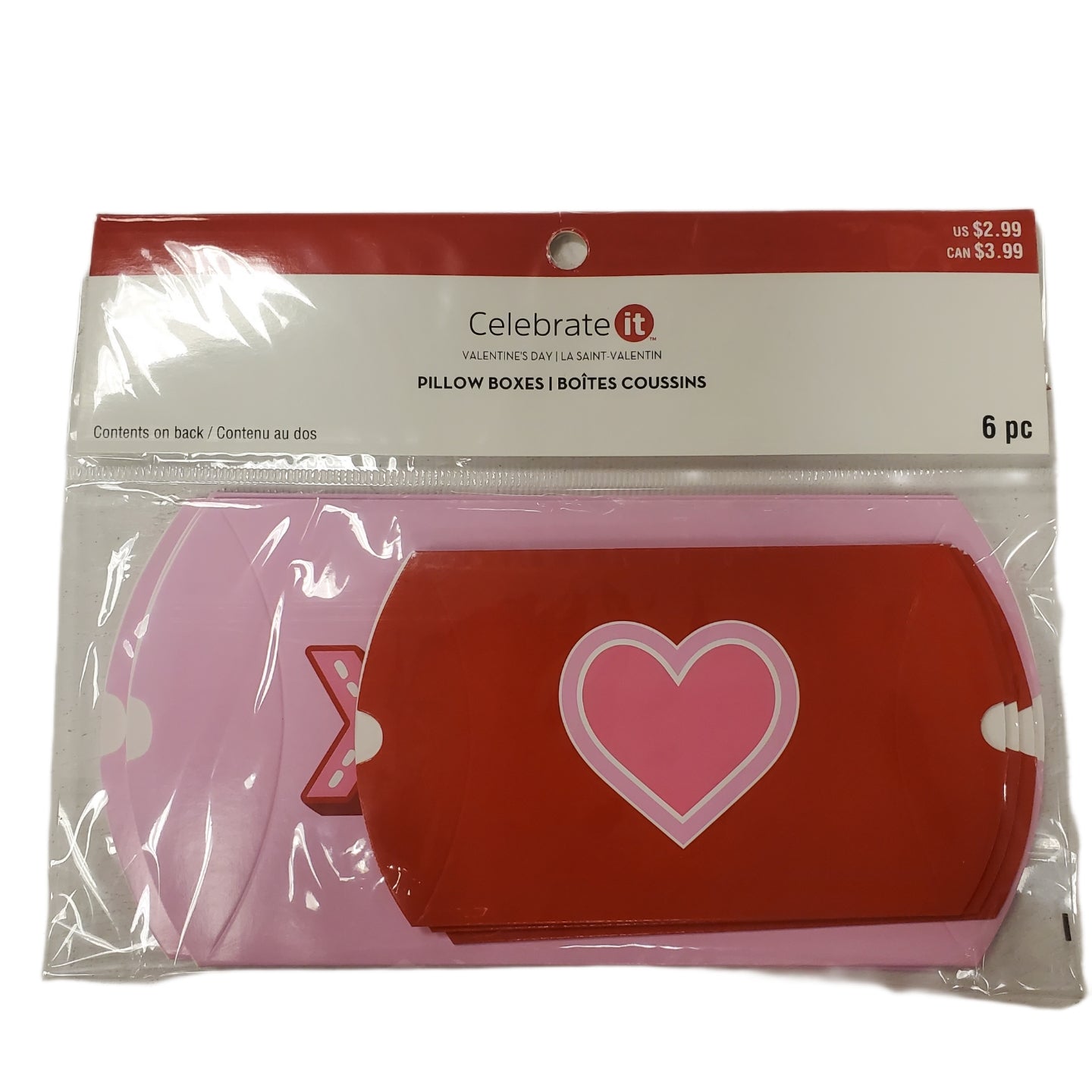 VALENTINES DAY PILLOW BOXES 6-PC