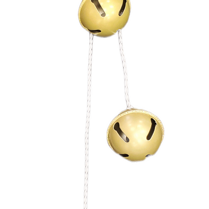 Gold Hanging Christmas Bells - Home Decor