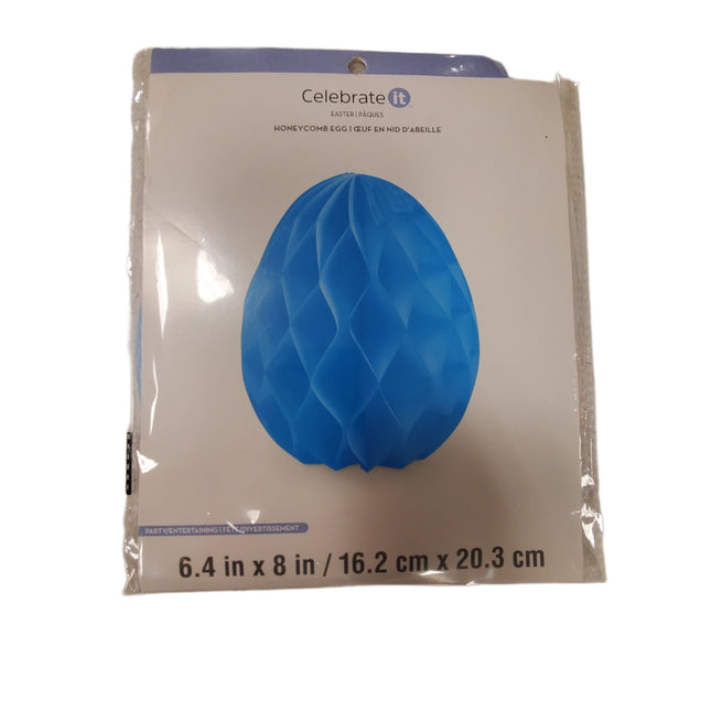 Blue Honeycomb Easter Egg Decor Celebrate It