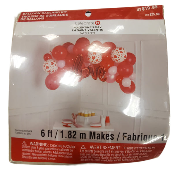 Valentine's Day Heart Balloon Garland Decor