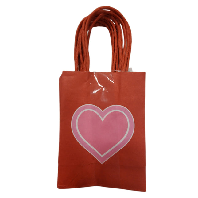 Valentine's Day Gift Bags 6-Pack - 5.2x4x2 in