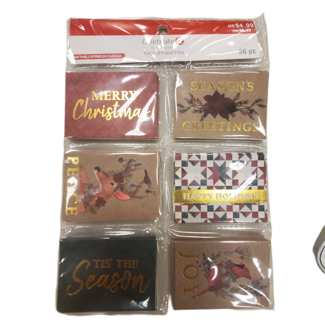 36-pc Assorted Gift Tags by Celebrate It