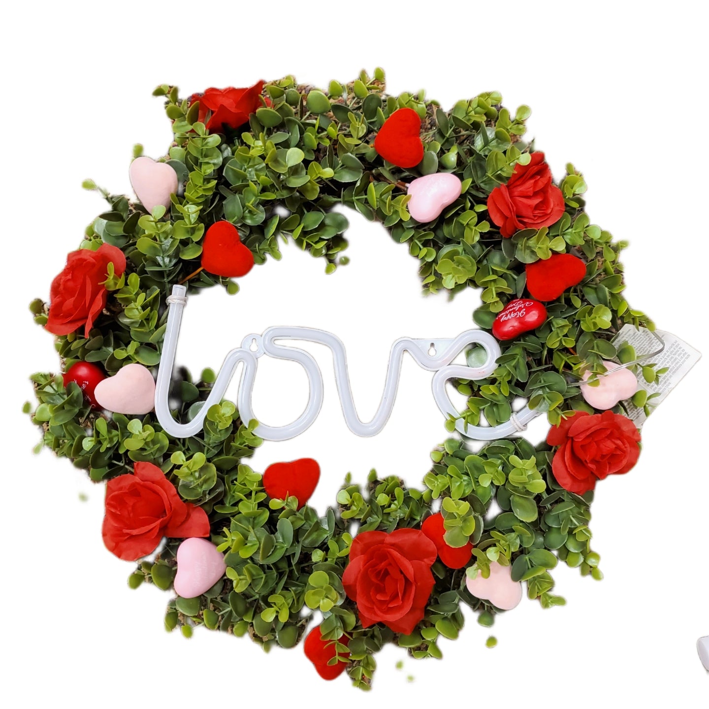 VALENTINE'S DAY LED WREATH 16 IN CELEBRATE IT