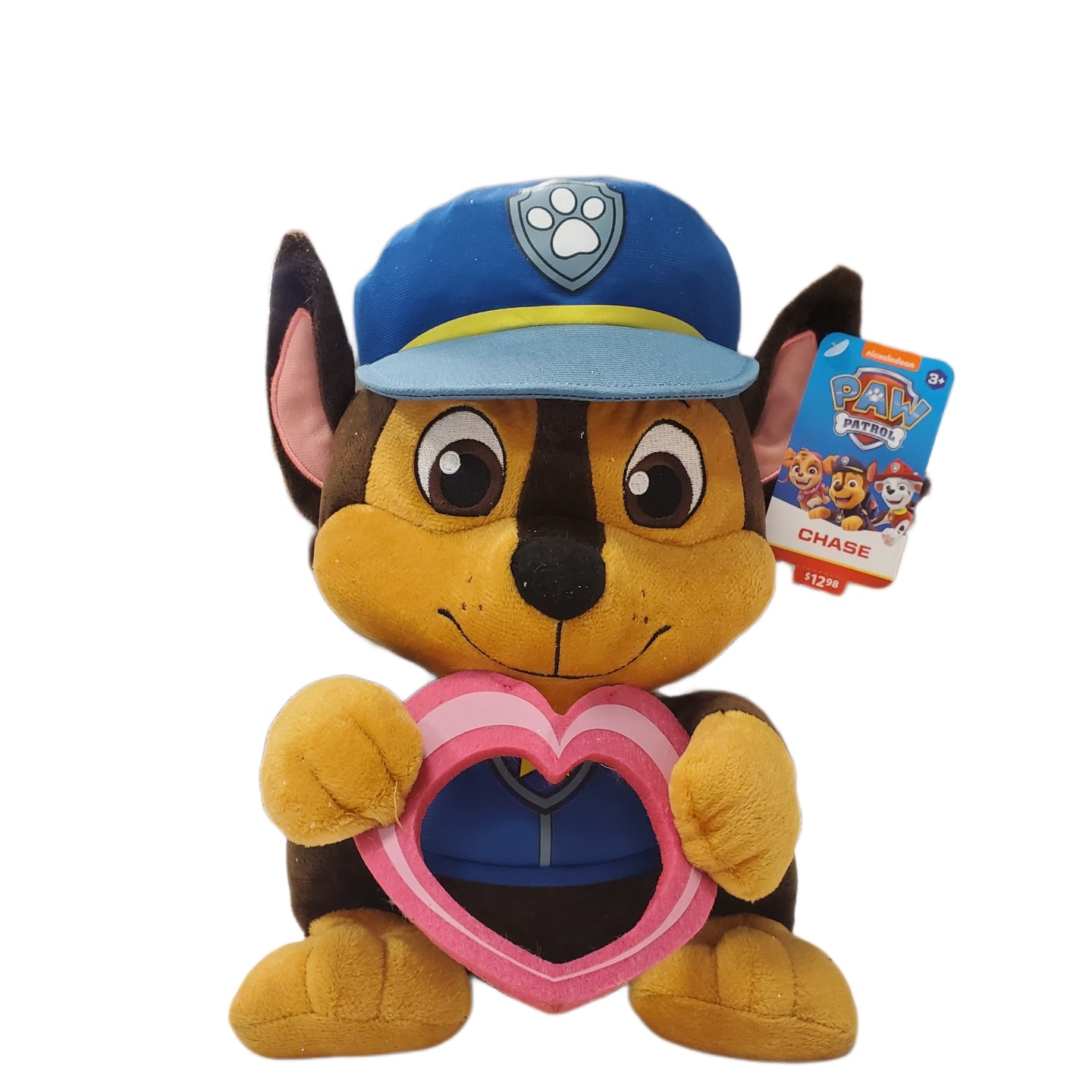 VALENTINE'S DAY STUFFED TOY CHASE PAW PATROL 12 INCHES