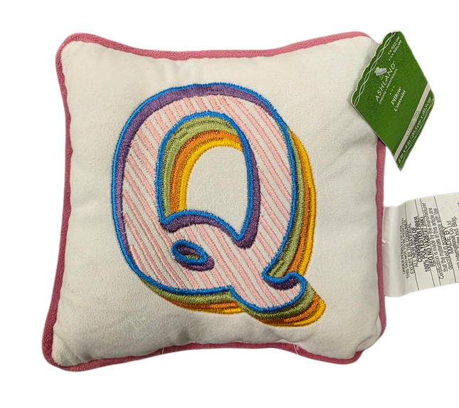 Ashland Spring Pillow Monogrammed Letter 8 X 8 In