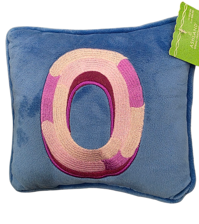 Ashland Spring Pillow Monogrammed Letter 8 X 8 In
