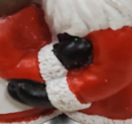 Ashland Glass African American Mr. and Mrs. Clause Christmas Ornament