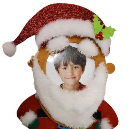 Studio Decor Kids' Santa with Presents Felt Photo Ornament 8in  – Seasons