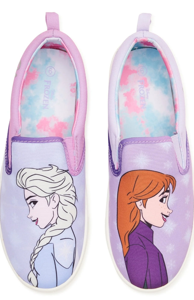 Disney Frozen Kids Sneakers Slip-On Size 5