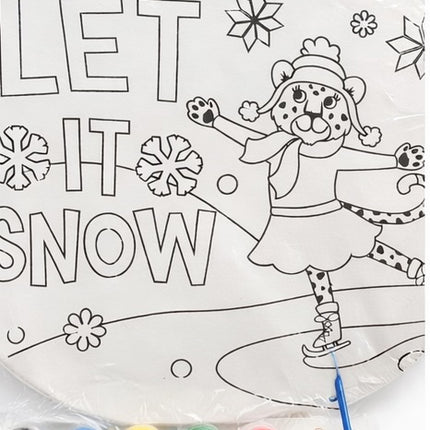 Christmas Canvas Painting Kit | Holiday DIY Art Set
