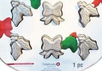 12 Cavity Christmas Baking Pan | Nonstick Holiday Mold