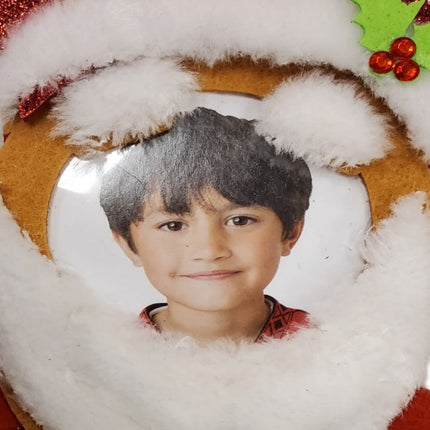 Studio Decor Kids' Santa with Presents Felt Photo Ornament 8in  – Seasons