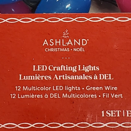 Ashland Christmas LED Lights 6 ft - Blue, Pink, White