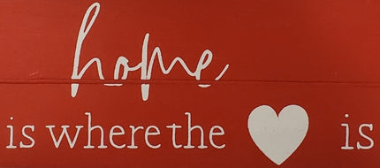 Ashland 10 inch Valentine's Day Home is Where the Heart Is Wall Decor