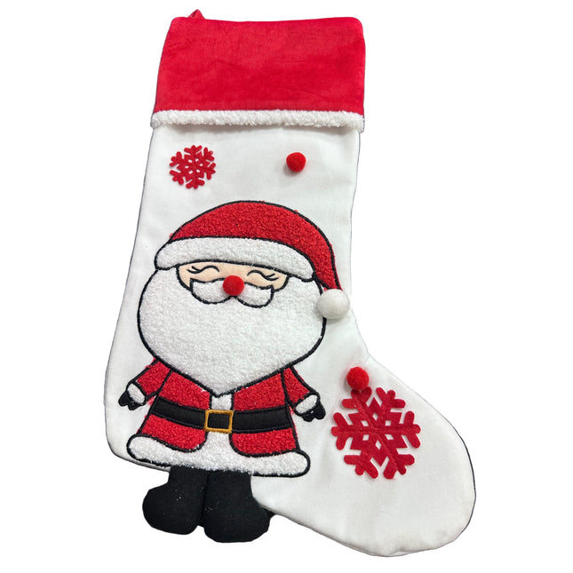 Plush Santa Claus Christmas Stocking 20 in