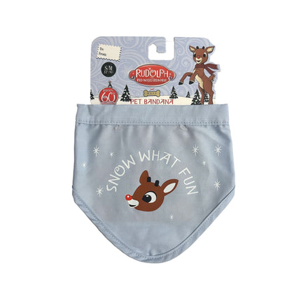 Rudolph Snow What Fun Pet Bandana