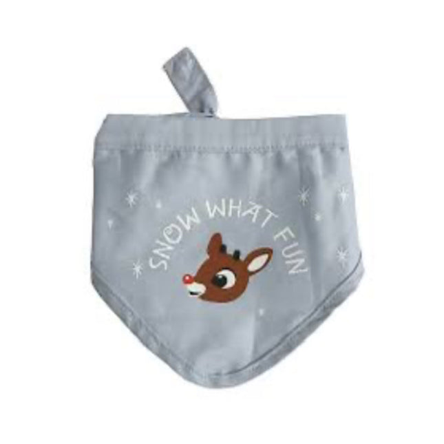 Rudolph Snow What Fun Pet Bandana