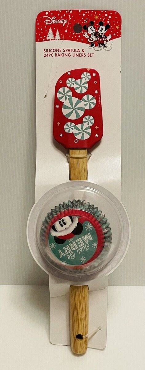 Silicon spatula & 24pc baking liners set