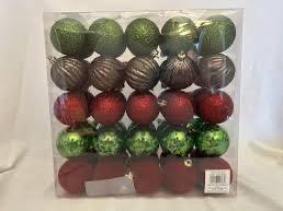 Shatterproof Ornaments- 50 pieces