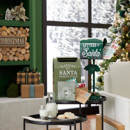 Letters to Santa Mailbox Table Top Decor