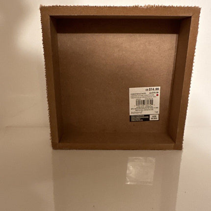 Ashland Merry joy  Believe Hope Burlap Christmas Tree Red Sign Tabletop Decor 7in