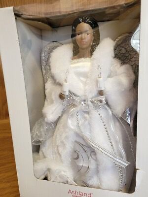 Ashland Christmas Lighted Angel Tree Topper 12in