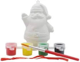 Creatology Santa Color Your Own Ceramic Ornament Kit 7in