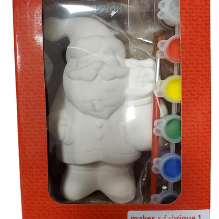 Creatology Santa Color Your Own Ceramic Ornament Kit 7in