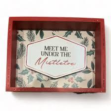 Christmas "Meet Me Under The Mistletoe"4*6 Decor
