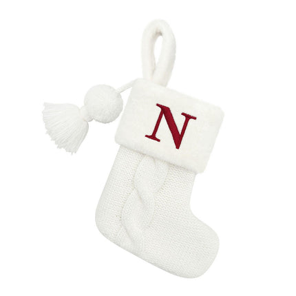 St. Nicholas Square® Faux-Fur Knit Mini Christmas Stocking 7in