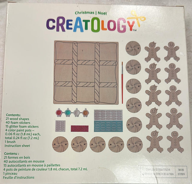 Creatology Gingerbread tic tac toe