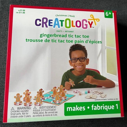 Creatology Gingerbread tic tac toe