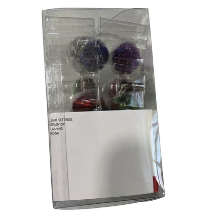 5Ft Ashland LED Crafting lights metalic battery operated Xmas Decor