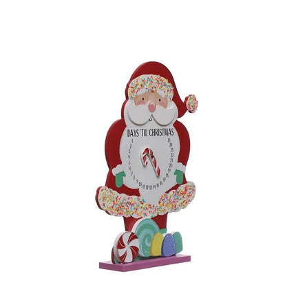 12.5in Sants Christmas Count Down Tabletop Decor by Ashland