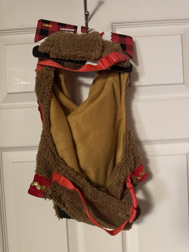 Woof pet Hoodie Christmas Harness NWT Size XL
