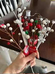 Ashland Red, White, Green  Ball Ornaments