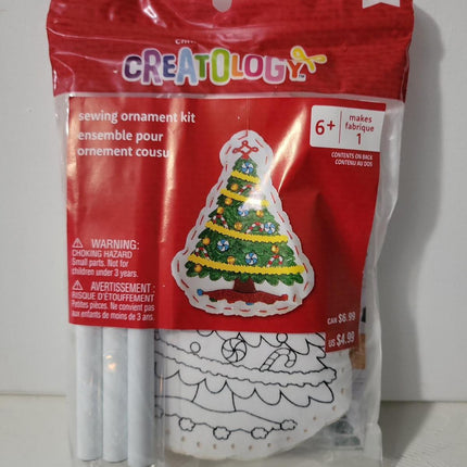 Creatology sewing christmas tree craft kit