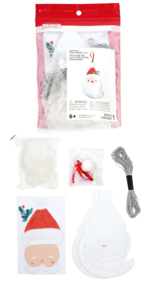 Creatology sewing santa ornament kit