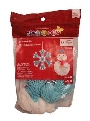 Creatology snow man yarn craft kit