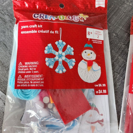 Creatology snow man yarn craft kit