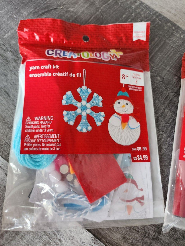 Creatology snow man yarn craft kit