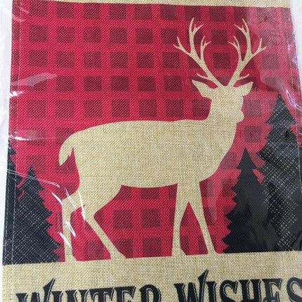 Win craft Burlap SmallGarden Flag12.5 *18in