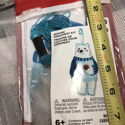 Creatology  snow bear Sewing Ornament kit