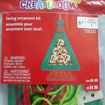 Creatology Lacing Ornament christmas tree kit