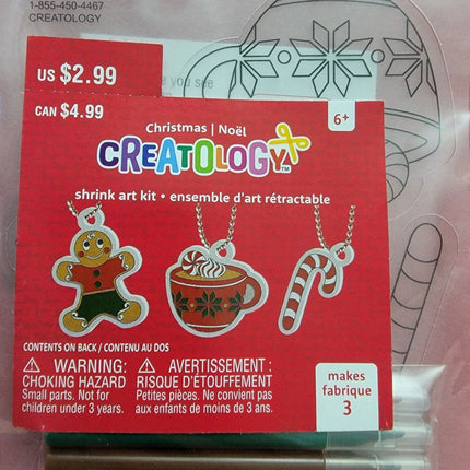 Creatology Christmas Shrink Art Craft Kit