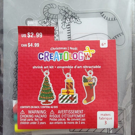 Creatology Christmas Shrink Art Craft Kit