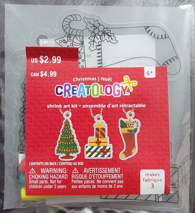 Creatology Christmas Shrink Art Craft Kit