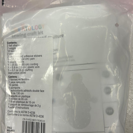 Creatology Snowman Sewing Craft Kit