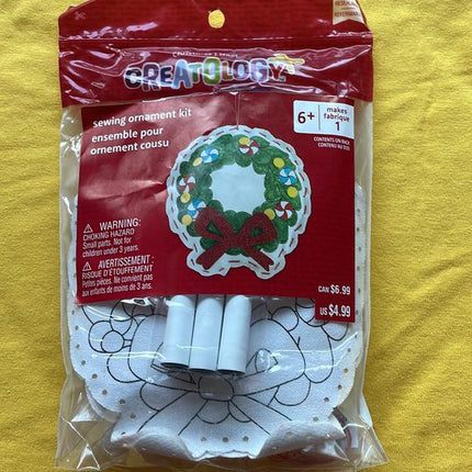 Creatology Sewing ornament kit